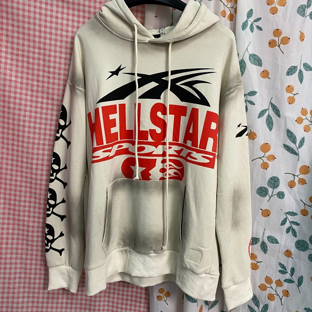 Hell Star Cotton Loose Trendy Hoodie